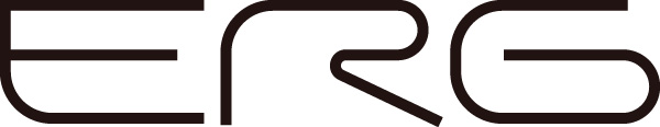 ERG logo in black