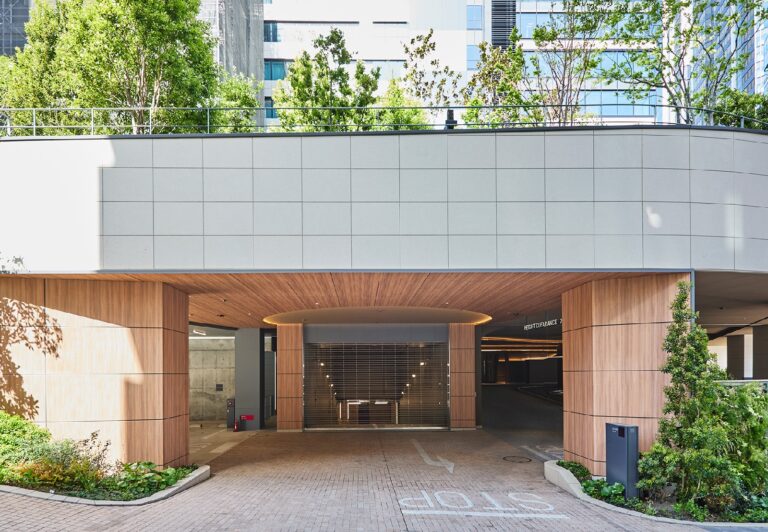 Building exterior with DI-NOC EXR from 3M and Designtex